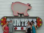 Gotta get a picture with the pig.