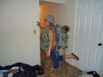 Allie rockin' the camouflage.