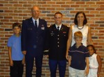 The Hanthorn Family with Andy.