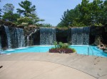 Friday, we spent the afternoon here.  This is one of the many pools at Andy's new apartment complex.