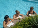 Such a beautiful day.  No, Allie is not topless.