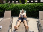 Brad doing some teacher reading.