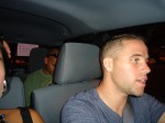 We had the brilliant idea for all 6 of us to ride in Andy's truck to dinner.
