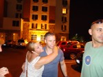 Saying goodbye to Andy.
