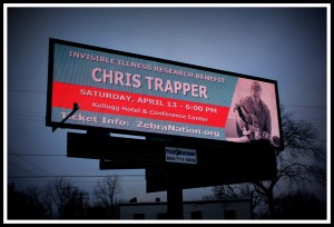 Spreading Invisible Illness Awareness + One of my favorite Singer-Songwriters=Dreams coming true.