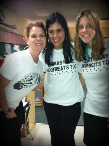 Three kindergarten teachers and two of my best friends!